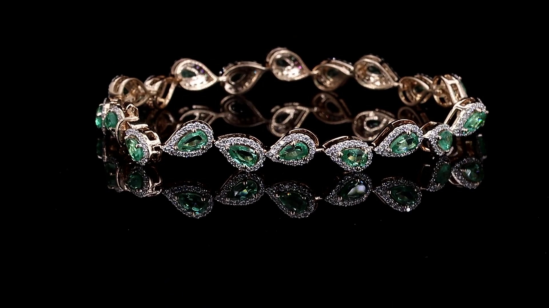 Gemstone Gold Bracelet